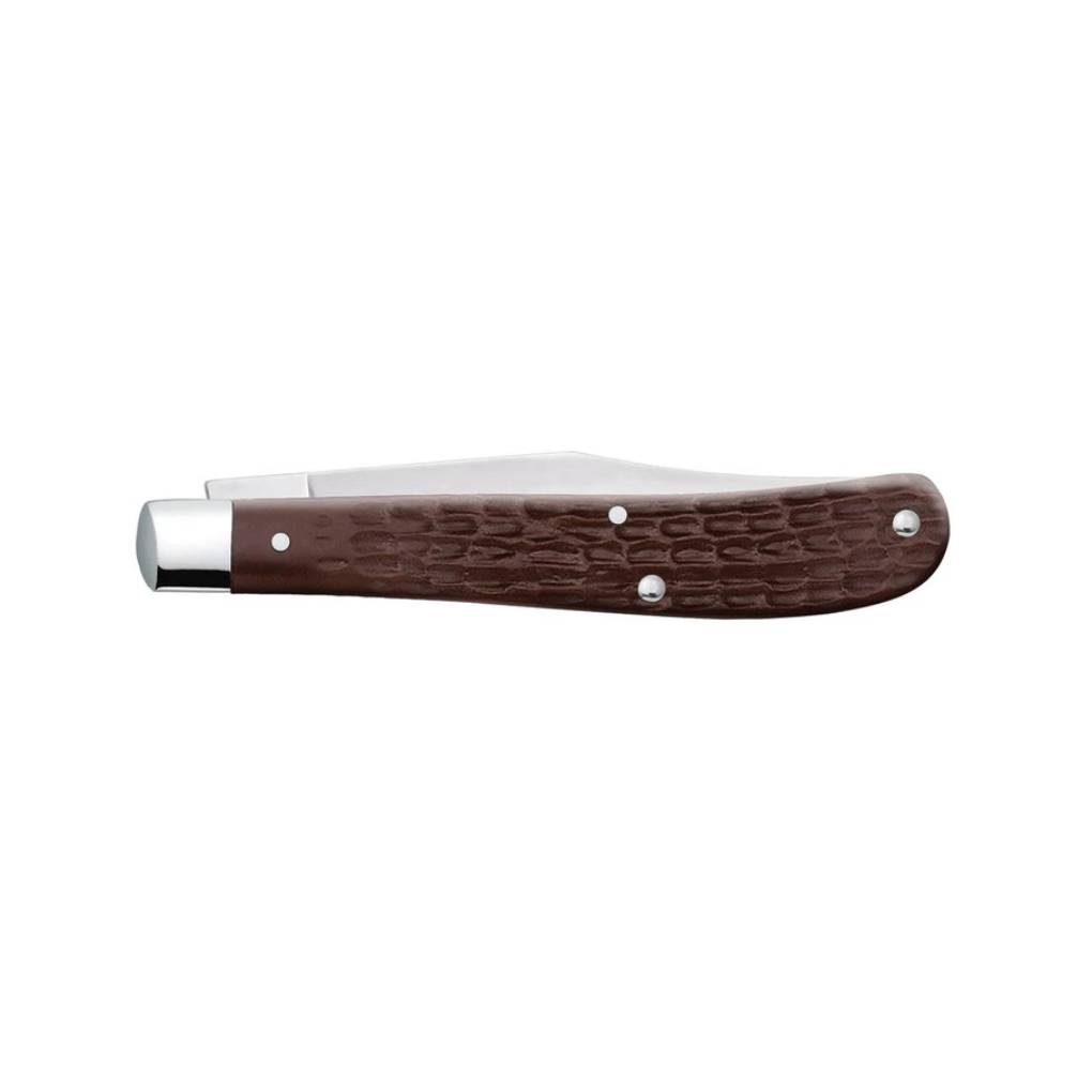 CASE KNIVES BROWN SYNTHETIC SLIMLINE TRAPPER