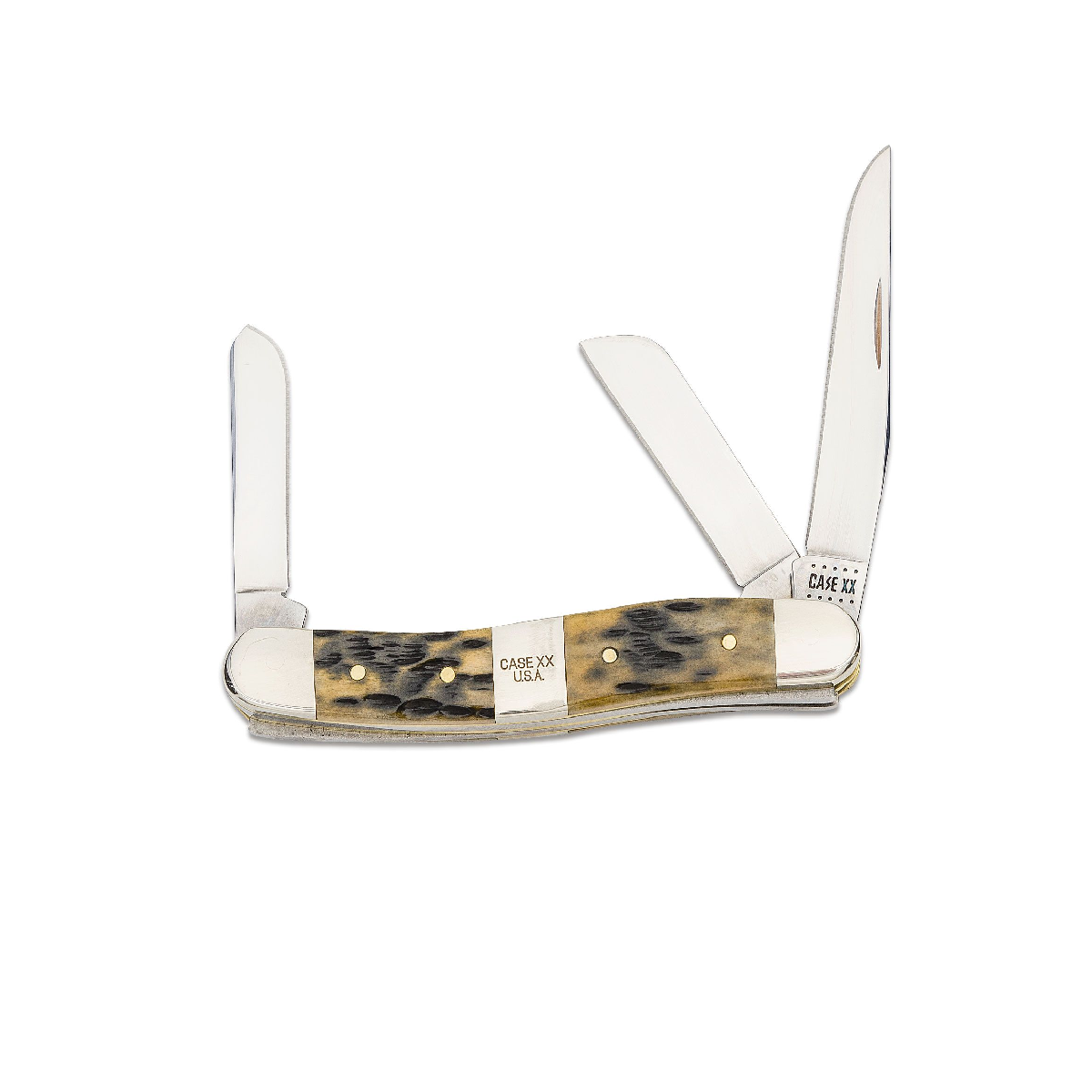 CASE KNIVES OLIVE GREENBONE HANDLE MEDIUM STOCKMAN