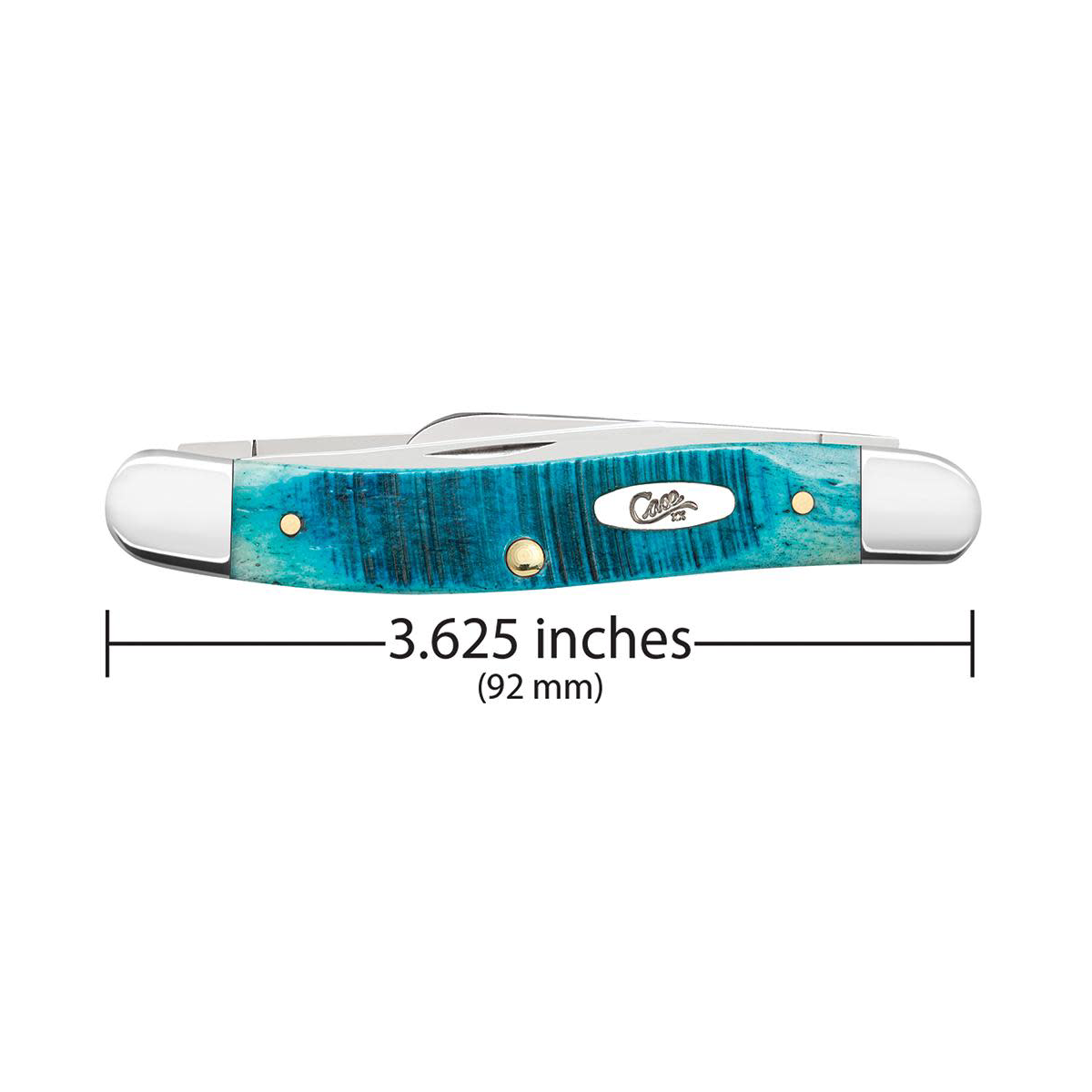 CASE KNIVES CARIBBEAN BLUE BONE MEDIUM STOCKMAN