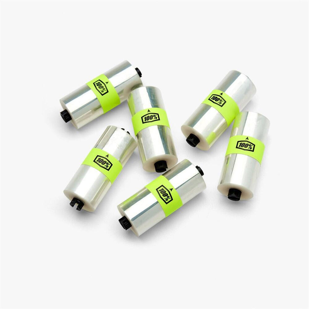 100% REPLACEMENT FILM KIT FOR HELMET GOOGLES