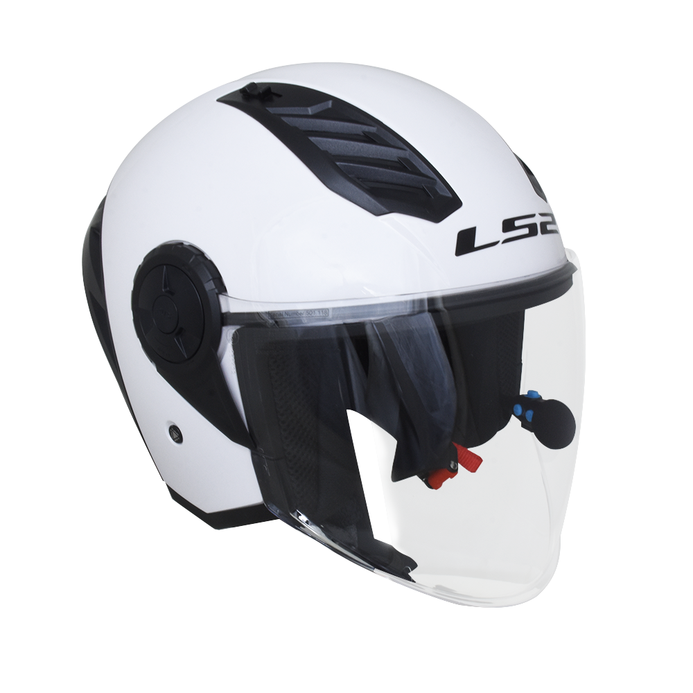 LS2 OF616 AIRFLOW II OPEN FACE HELMET w/ BLUETOOTH AIRIDE