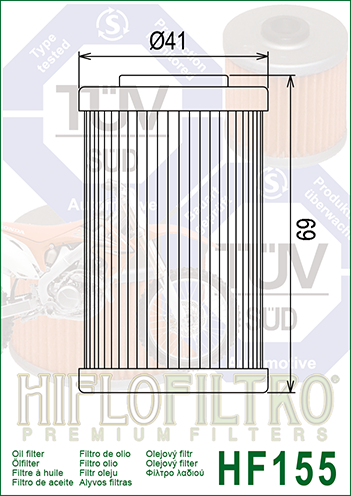 HIFLO FILTRO PREMIUM MOTORCYCLE OIL FILTERS
