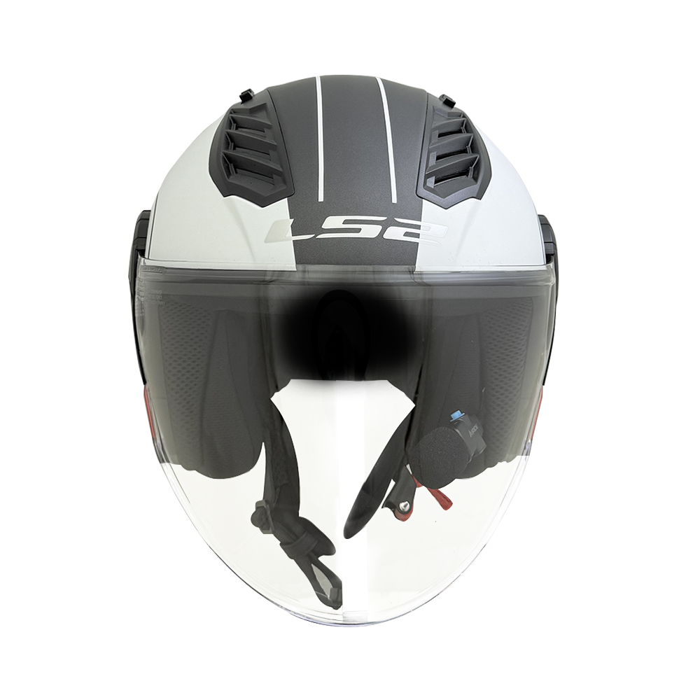 LS2 OF616 AIRFLOW II OPEN FACE HELMET w/ BLUETOOTH AIRIDE