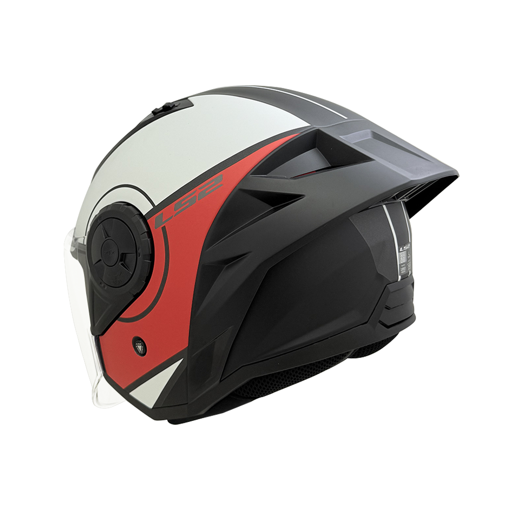 LS2 OF616 AIRFLOW II OPEN FACE HELMET w/ BLUETOOTH AIRIDE