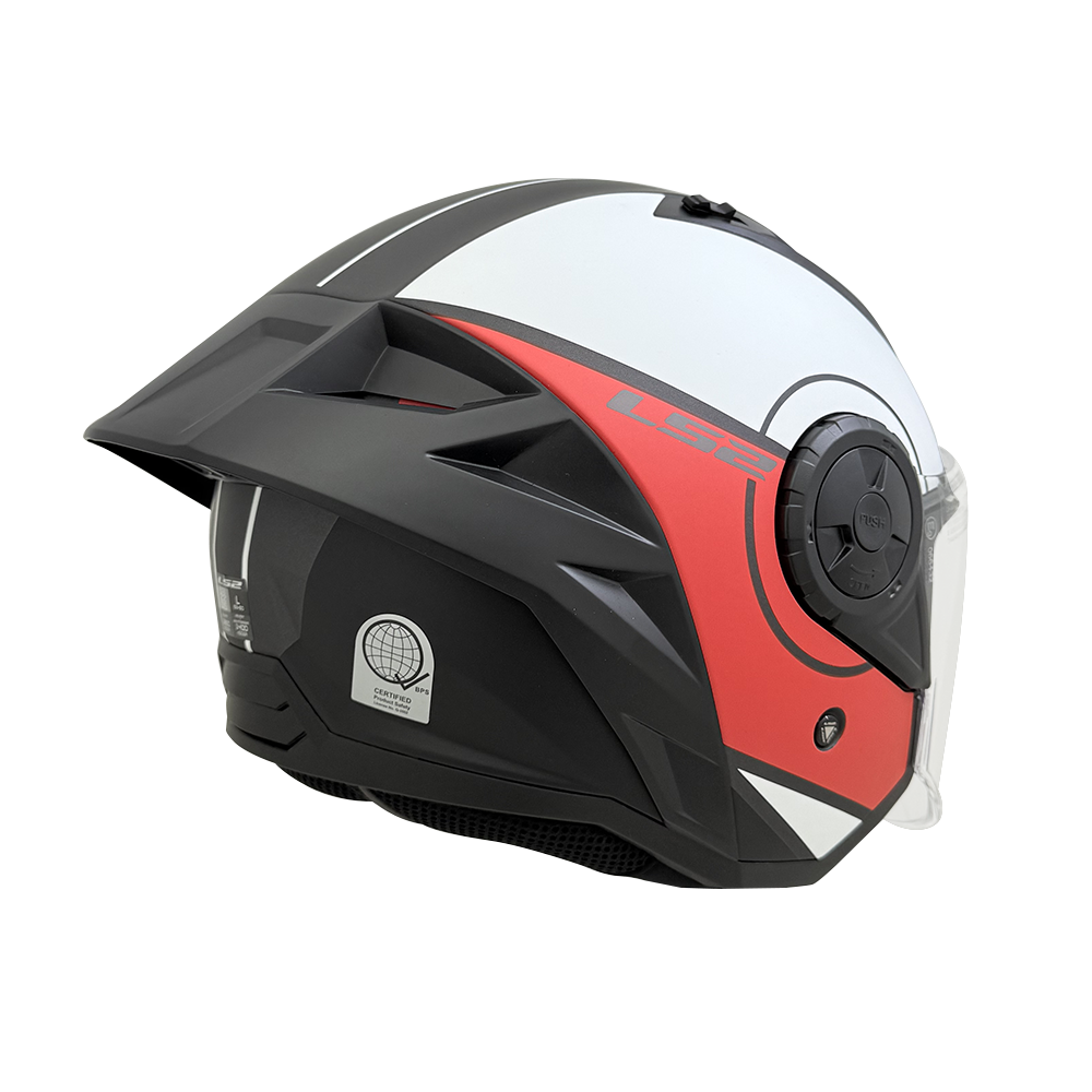 LS2 OF616 AIRFLOW II OPEN FACE HELMET w/ BLUETOOTH AIRIDE