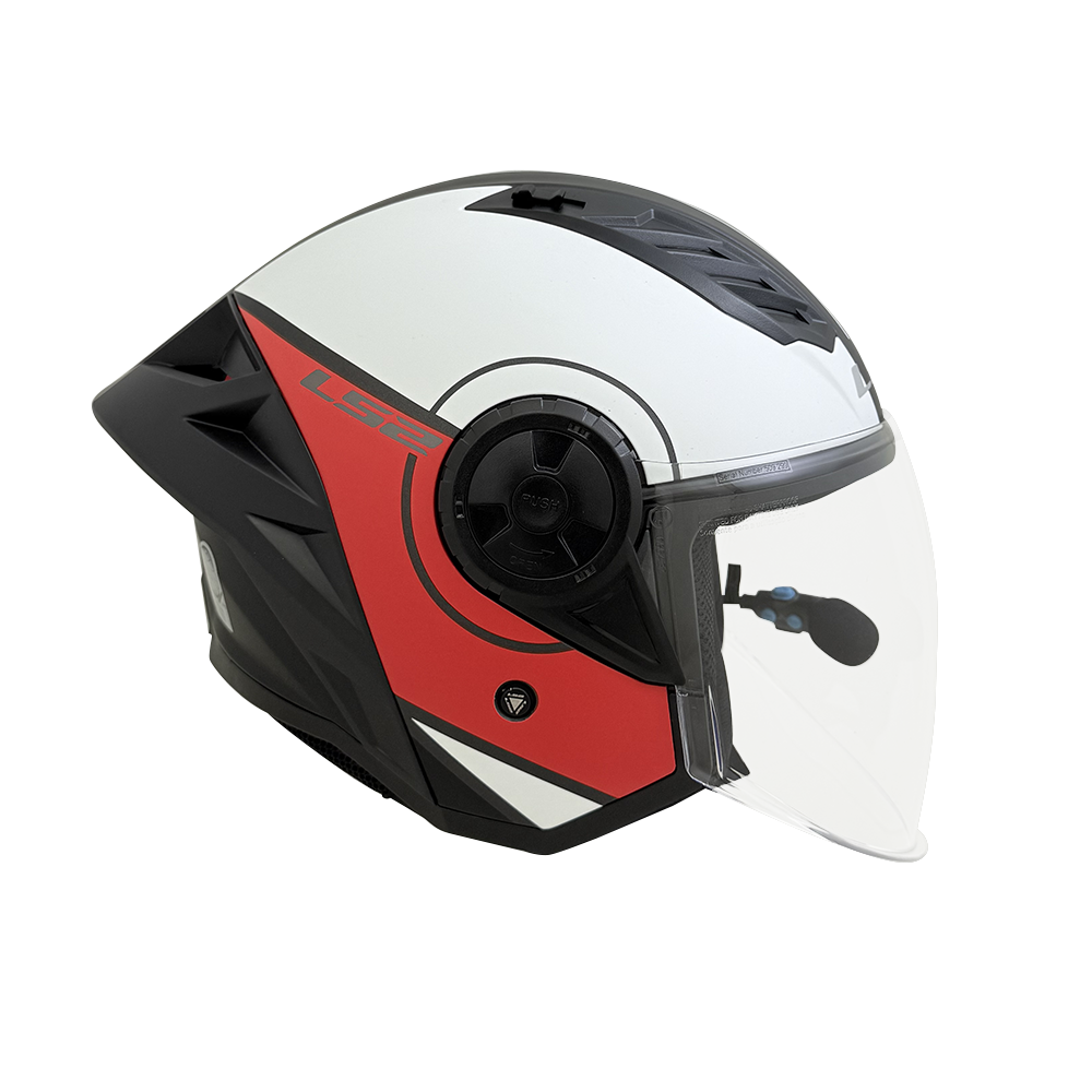 LS2 OF616 AIRFLOW II OPEN FACE HELMET w/ BLUETOOTH AIRIDE