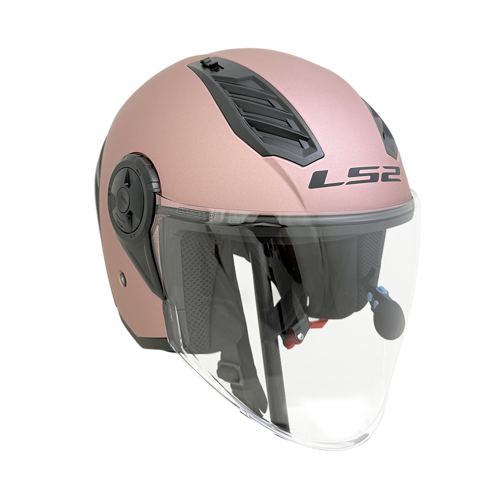 LS2 OF616 AIRFLOW II OPEN FACE HELMET w/ BLUETOOTH AIRIDE