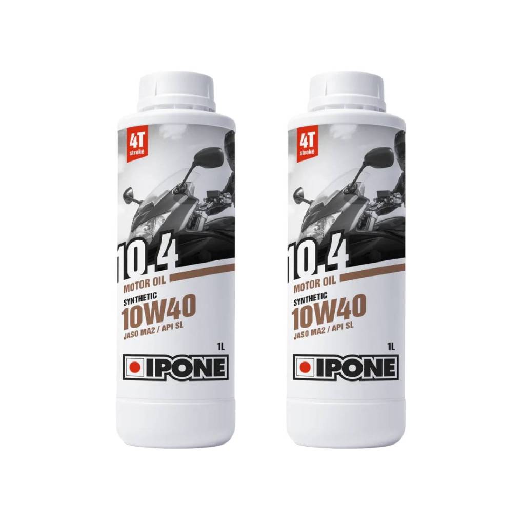 IPONE 10.4 10W-40 SEMI-SYNTHETIC MOTORCYCLE ENGINE OIL - 1L