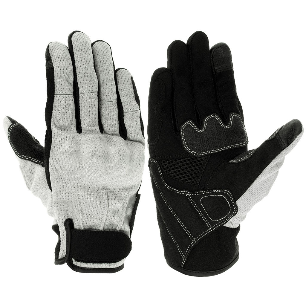 KOMINE GK-2493 PROTECT VINTAGE MOTORCYCLE MESH GLOVES
