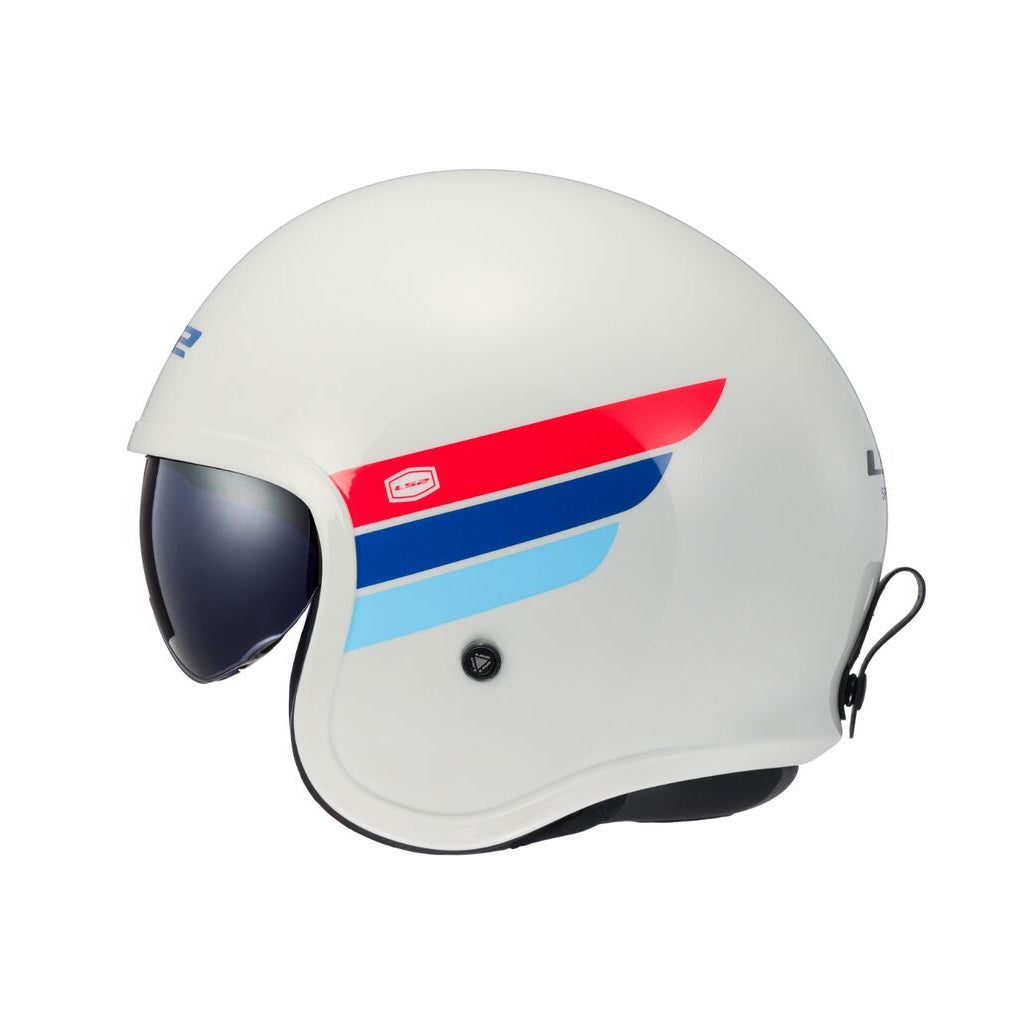 LS2 OF599 SPITFIRE II RETRO MOTORCYCLE OPEN FACE HELMET