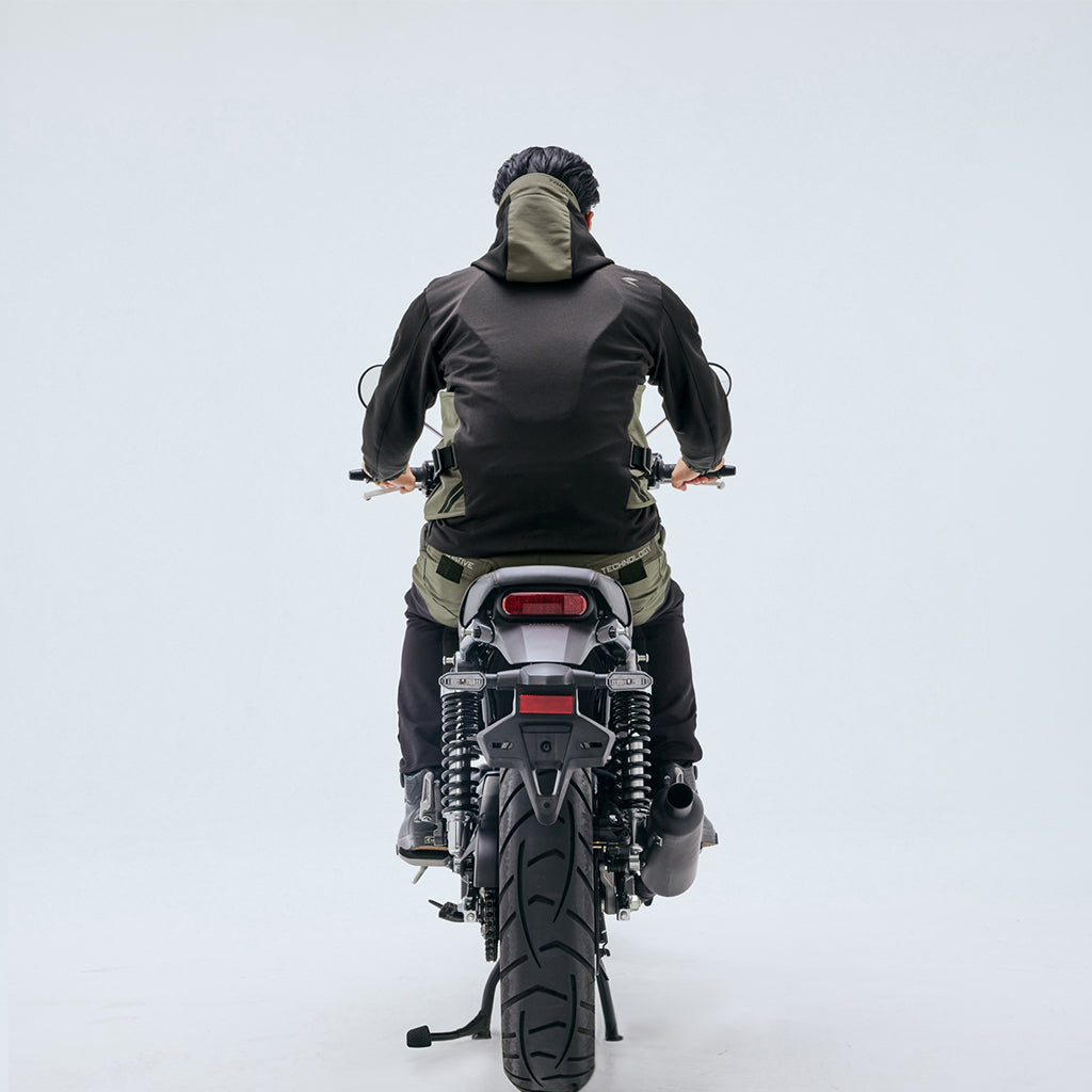 TAICHI RSJ347 OVERLAP MESH PARKA