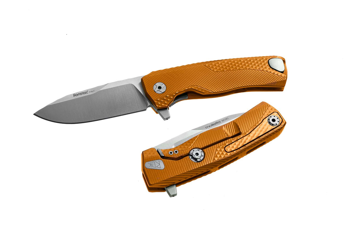 LIONSTEEL FOLDING KNIFE ROK ALUMINUM