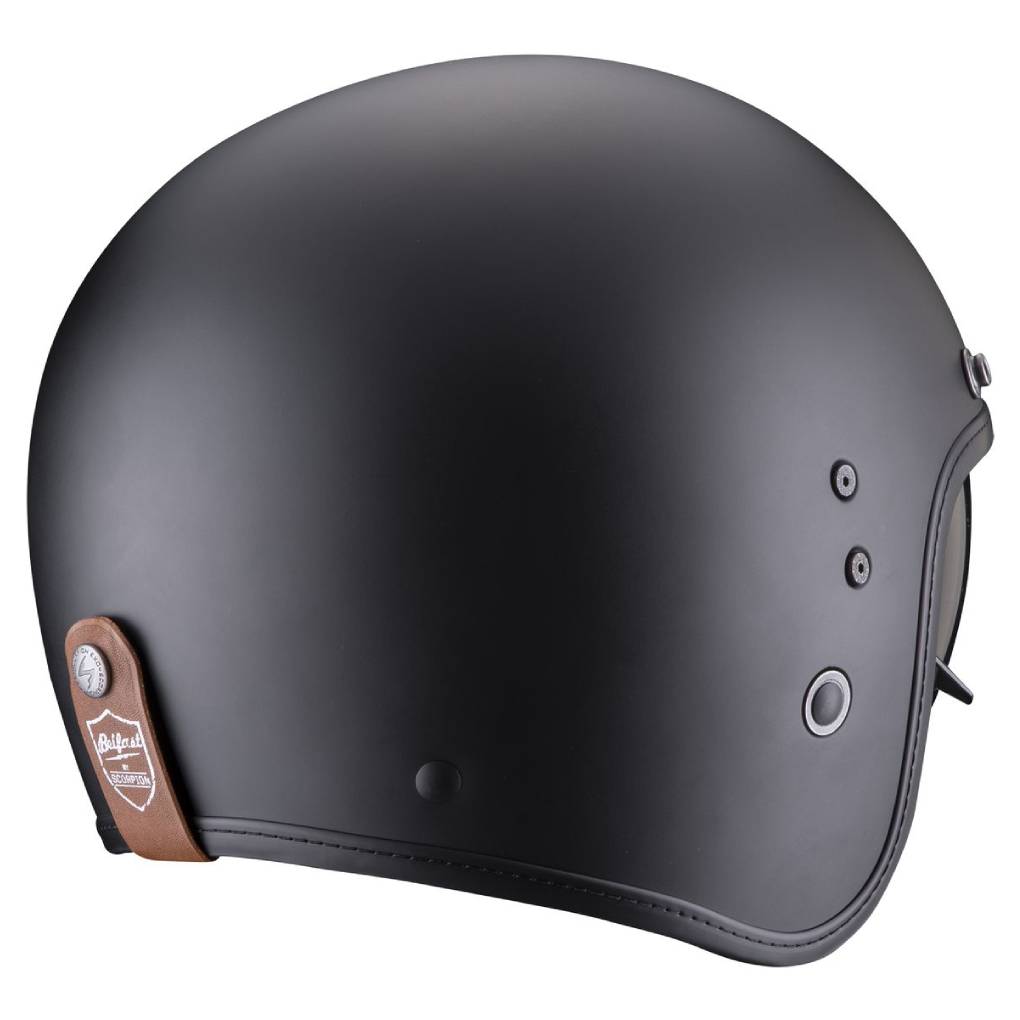 SCORPION EXO BELFAST EVO LUXE MOTORCYCLE OPEN FACE HELMET