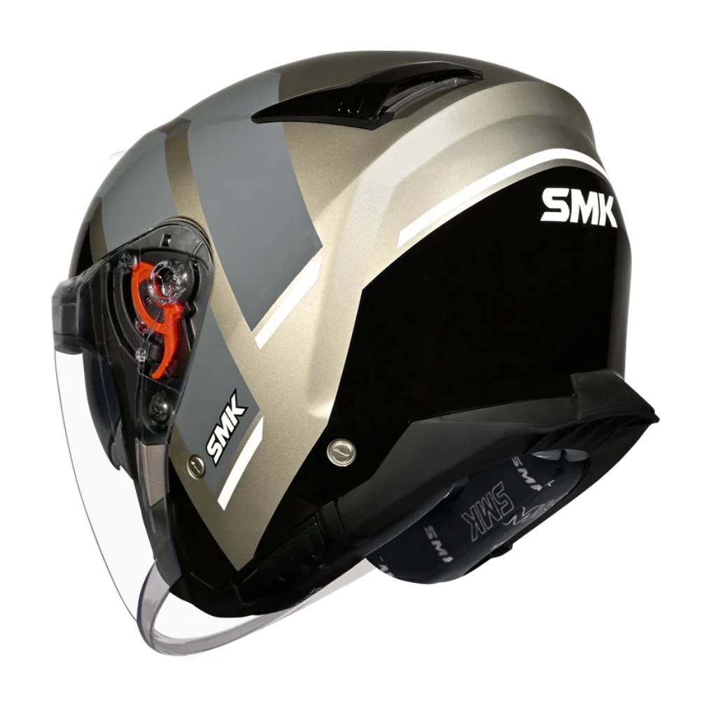 SMK GTJ-S01 MOTORCYCLE OPEN FACE HELMET