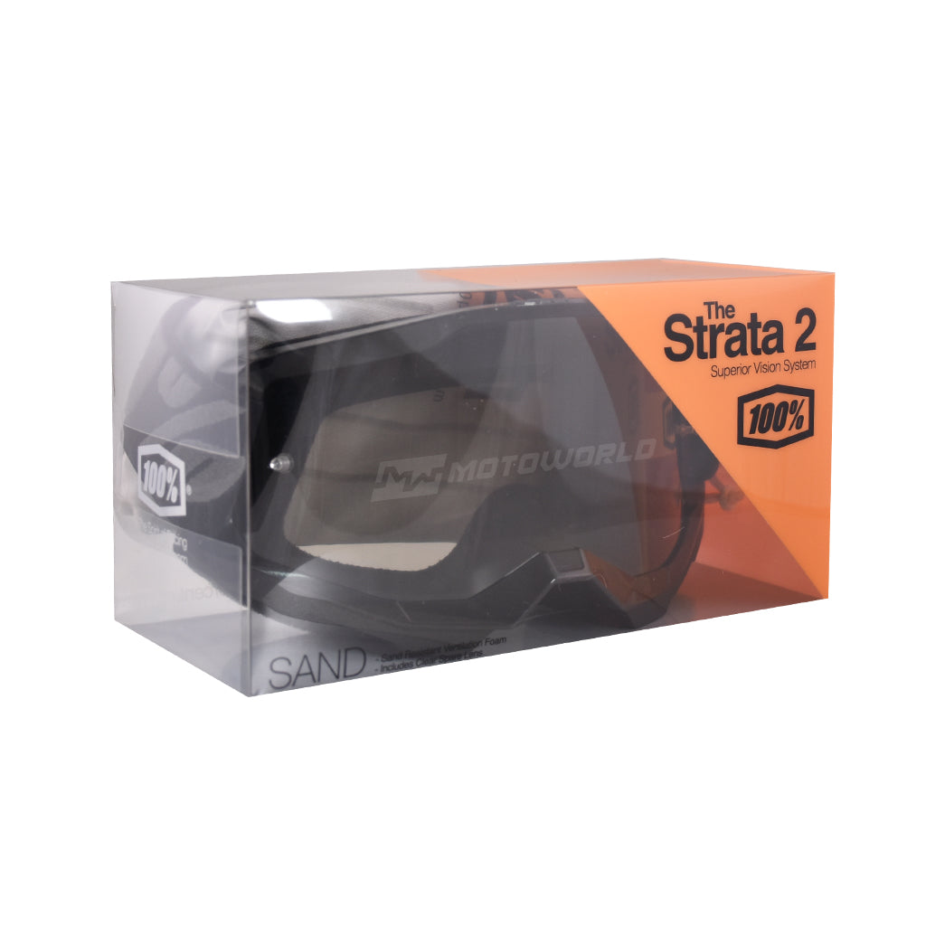 100% STRATA 2 MX/MTB GOOGLES