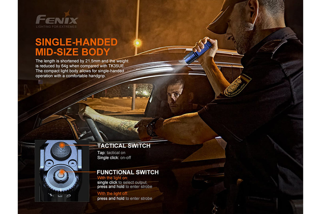 FENIX TK35UE V2.0 5000 LUMEN FLASHLIGHT