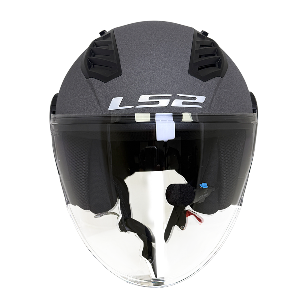 LS2 OF616 AIRFLOW II OPEN FACE HELMET w/ BLUETOOTH AIRIDE
