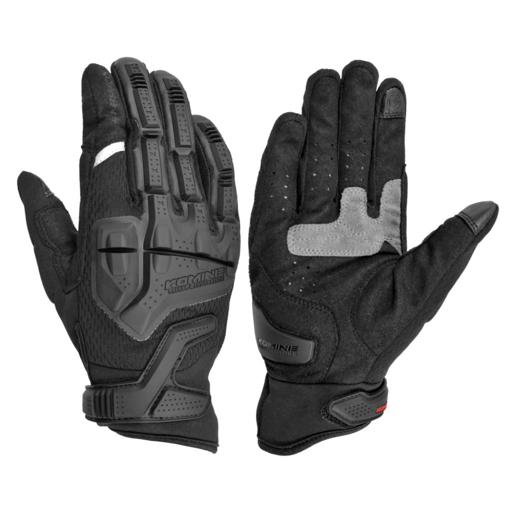 KOMINE GK-2475 ADVENTURE MOTORCYCLE MESH GLOVES