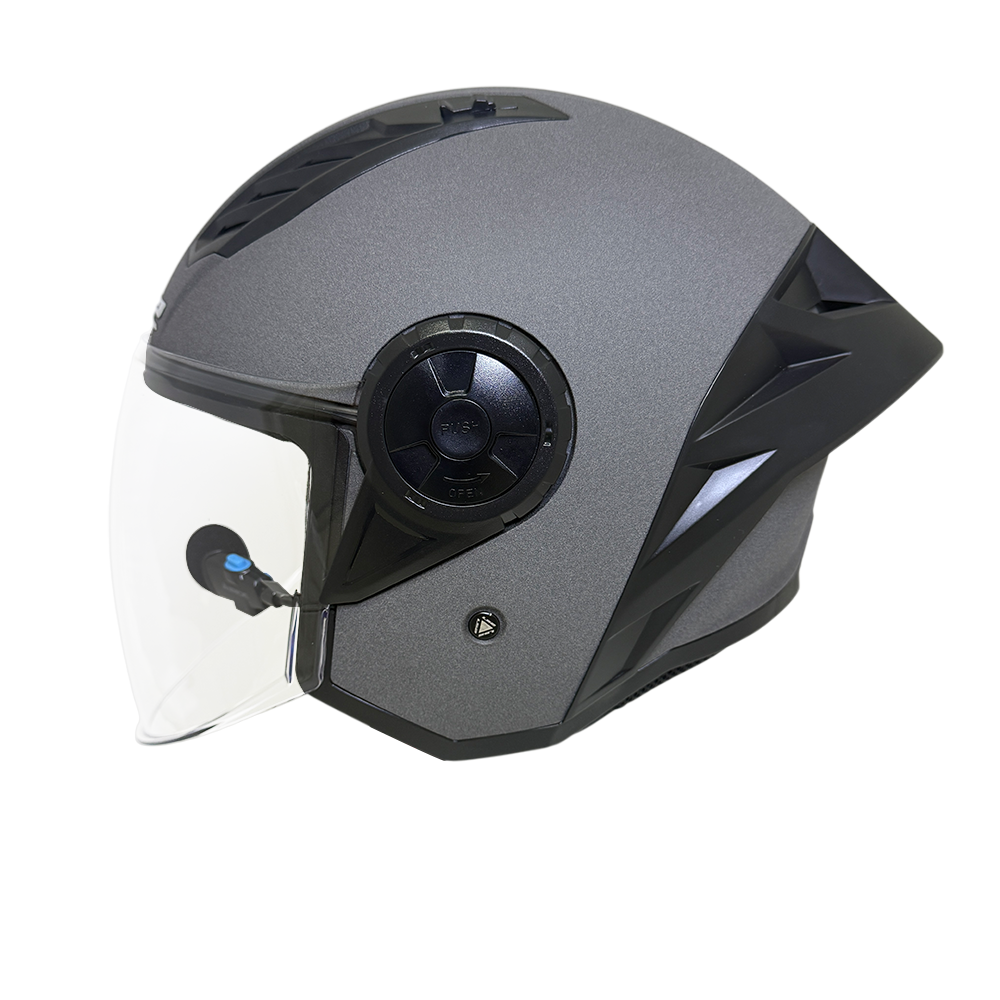 LS2 OF616 AIRFLOW II OPEN FACE HELMET w/ BLUETOOTH AIRIDE