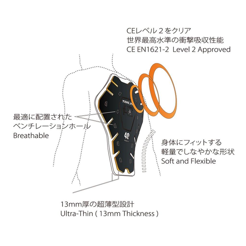 TAICHI TRV044 CE LEVEL 2 BACK PROTECTOR - Motoworld Philippines