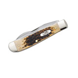 CASE KNIVES AMBER BONE PEACH SEED JIG HOBO