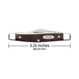 CASE KNIVES BROWN SYNTHETIC MEDIUM STOCKMAN