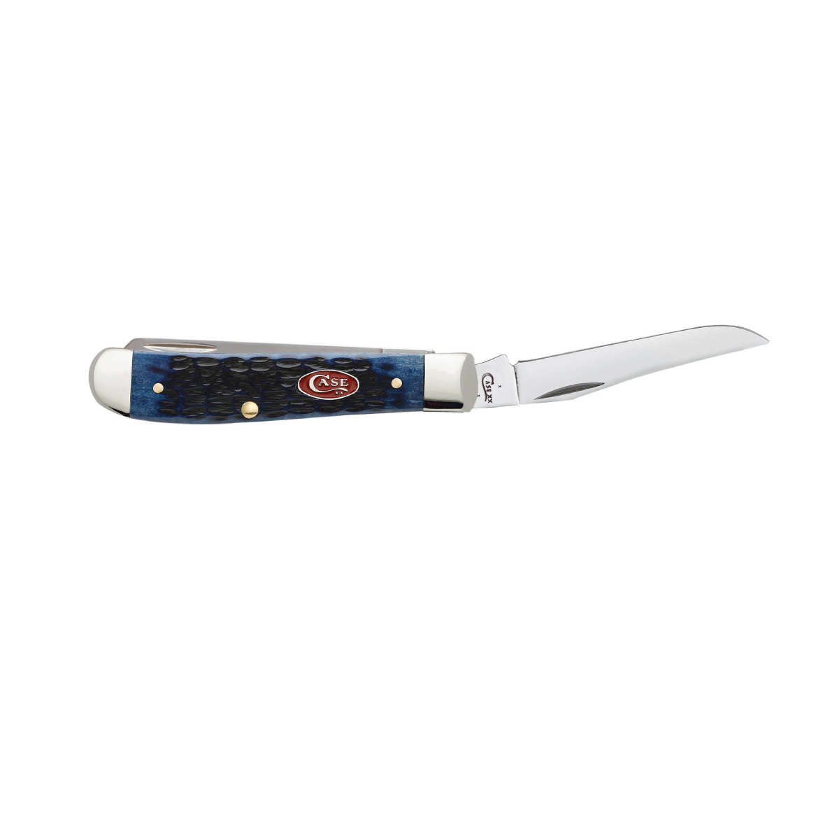 CASE KNIVES JIG NAVY BLUE BONE MINI TRAPPER