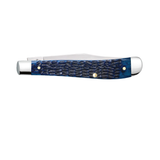 CASE KNIVES ROGERS JIG NAVY BLUE BONE SLIMLINE TRAPPER