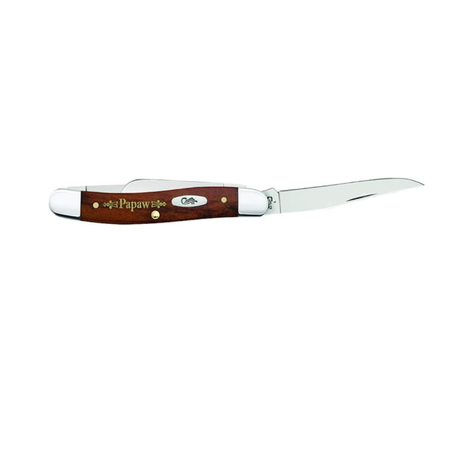 CASE KNIVES GRANDPA SERIES CHESTNUT BONE MEDIUM STOCKMAN PAPAW