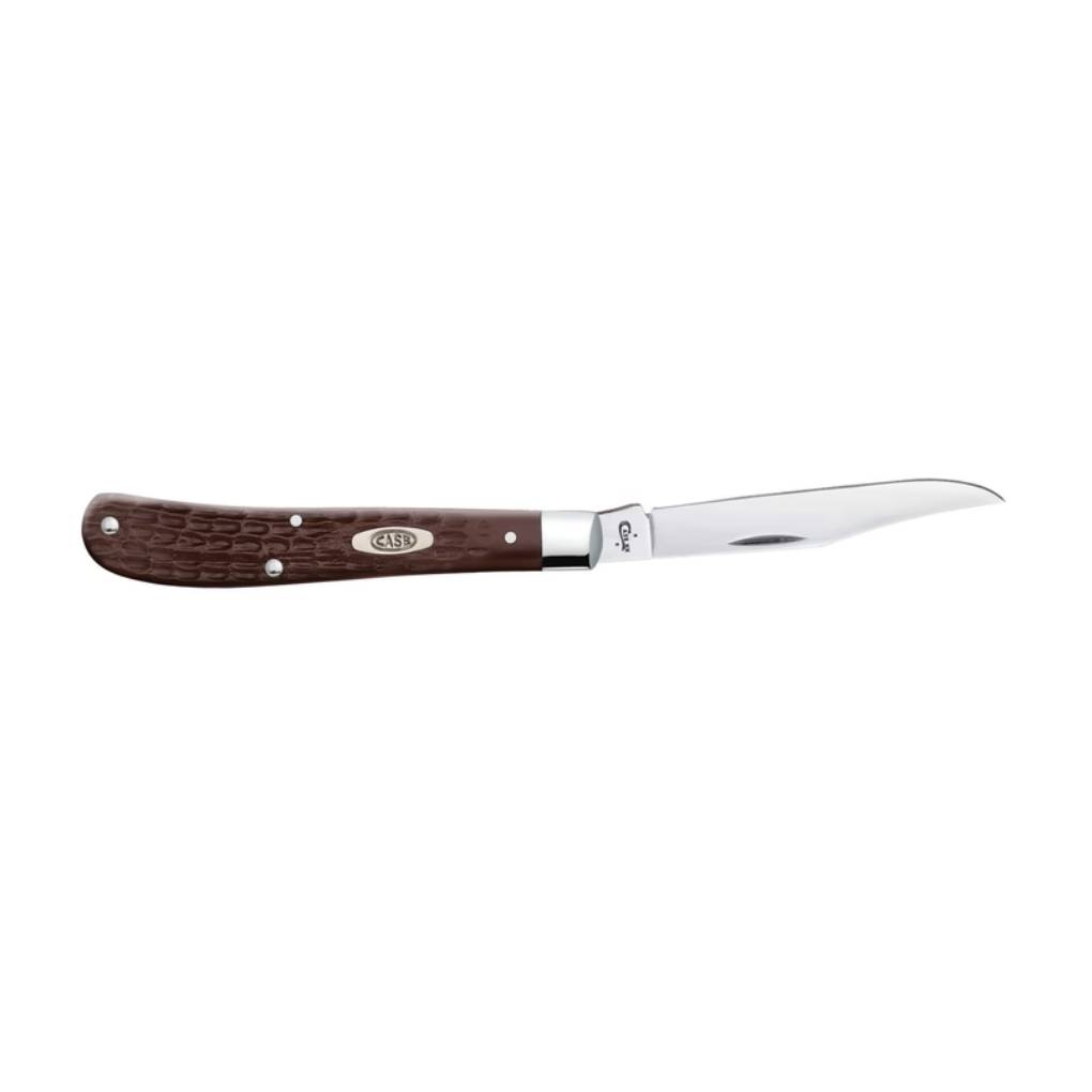 CASE KNIVES BROWN SYNTHETIC SLIMLINE TRAPPER