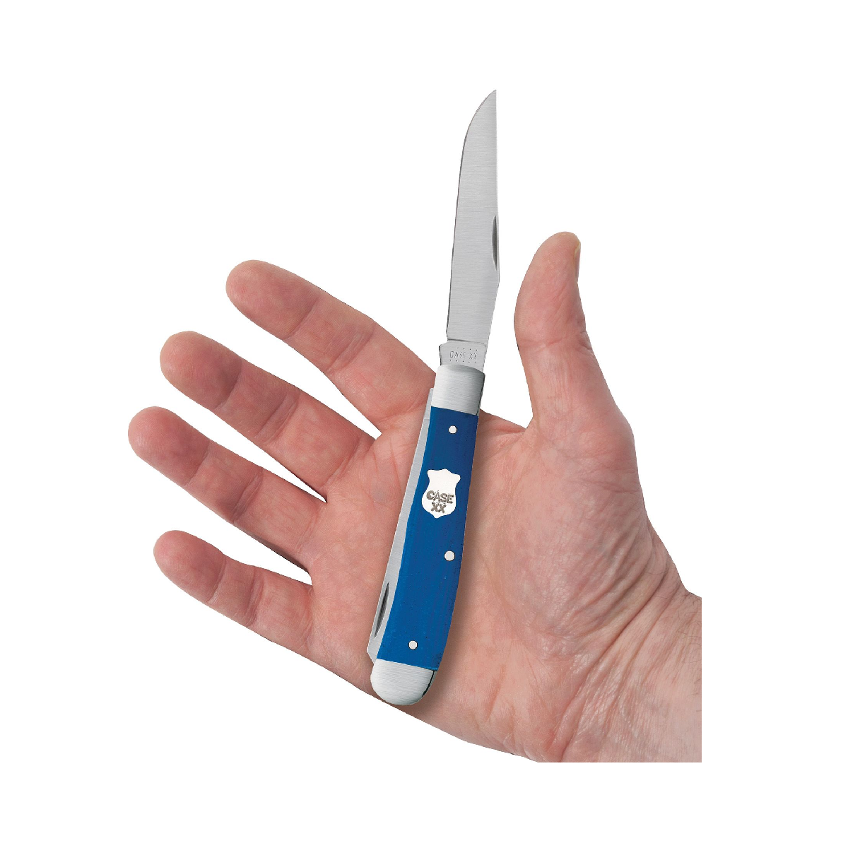 CASE KNIVES BLUE G-10 TRAPPER