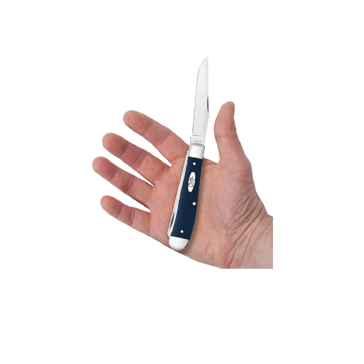 CASE KNIVES NAVY BLUE SYNTHETIC TRAPPER