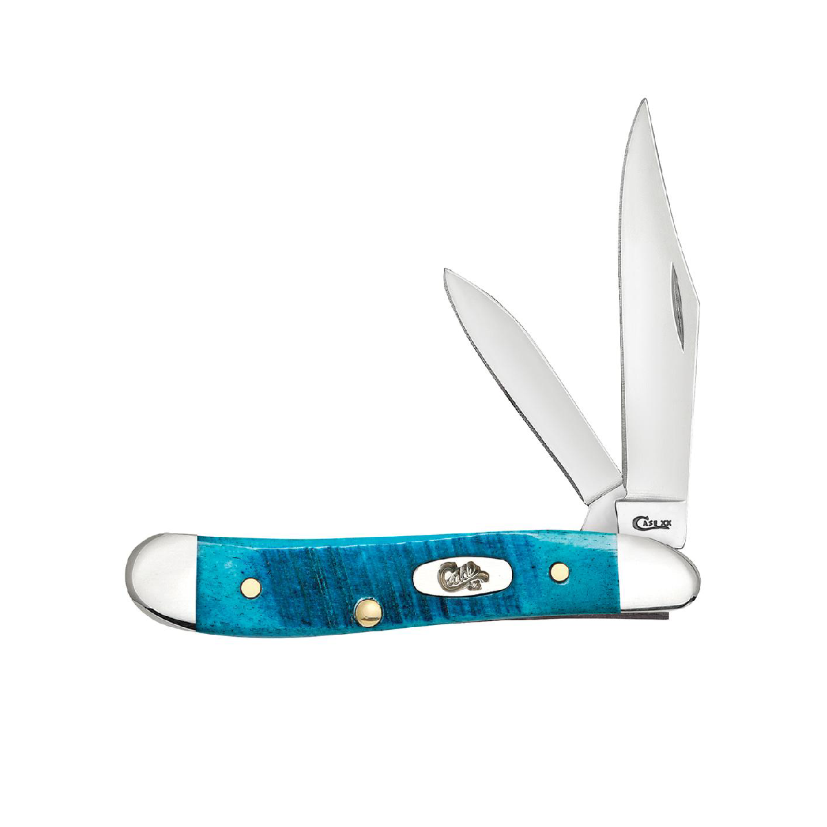 CASE KNIVES SAWCUT JIG CARIBBEAN BLUE BONE PEANUT