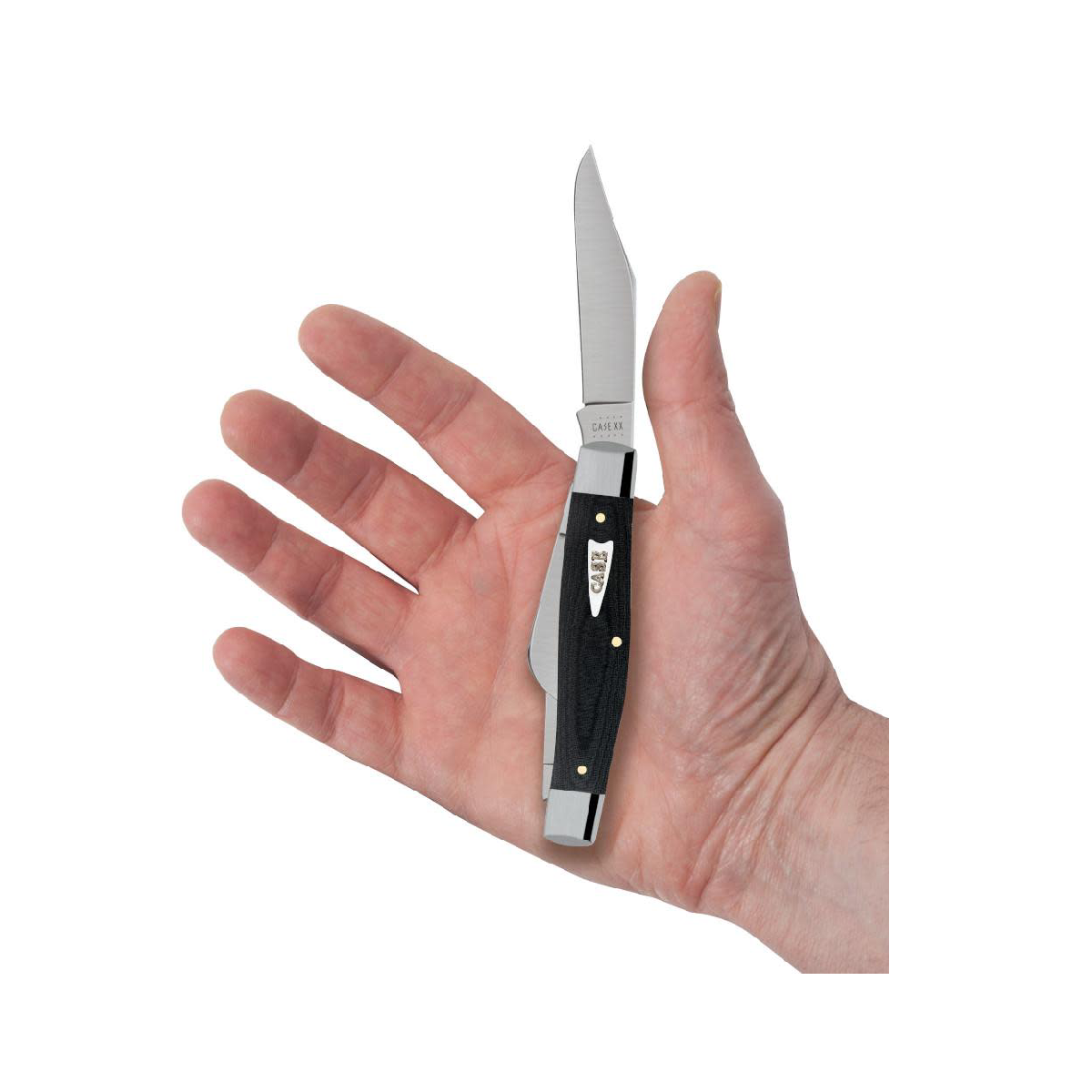 CASE KNIVES BLACK MICARTA LARGE STOCKMAN