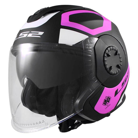 LS2 OF570 VERSO MOTORCYCLE OPEN FACE HELMET