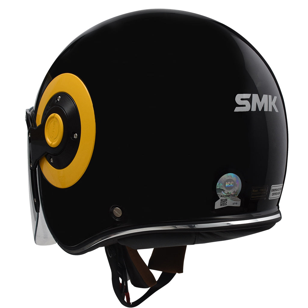 SMK RETRO JET MOTORCYCLE OPEN FACE HELMET