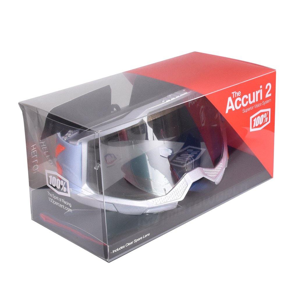 100% ACCURI 2 MOTORCYCLE HELMET GOGGLES