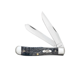 CASE KNIVES POCKET WORN CRANDALL JIG GRAY BONE TRAPPER