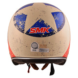 SMK RETRO JET MOTORCYCLE OPEN FACE HELMET