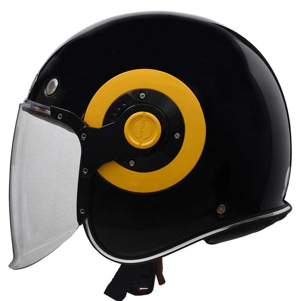 SMK RETRO JET MOTORCYCLE OPEN FACE HELMET