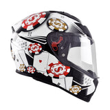 STUDDS THUNDER MOTORCYCLE FULL FACE HELMET (w/ FREE EXTRA VISOR)