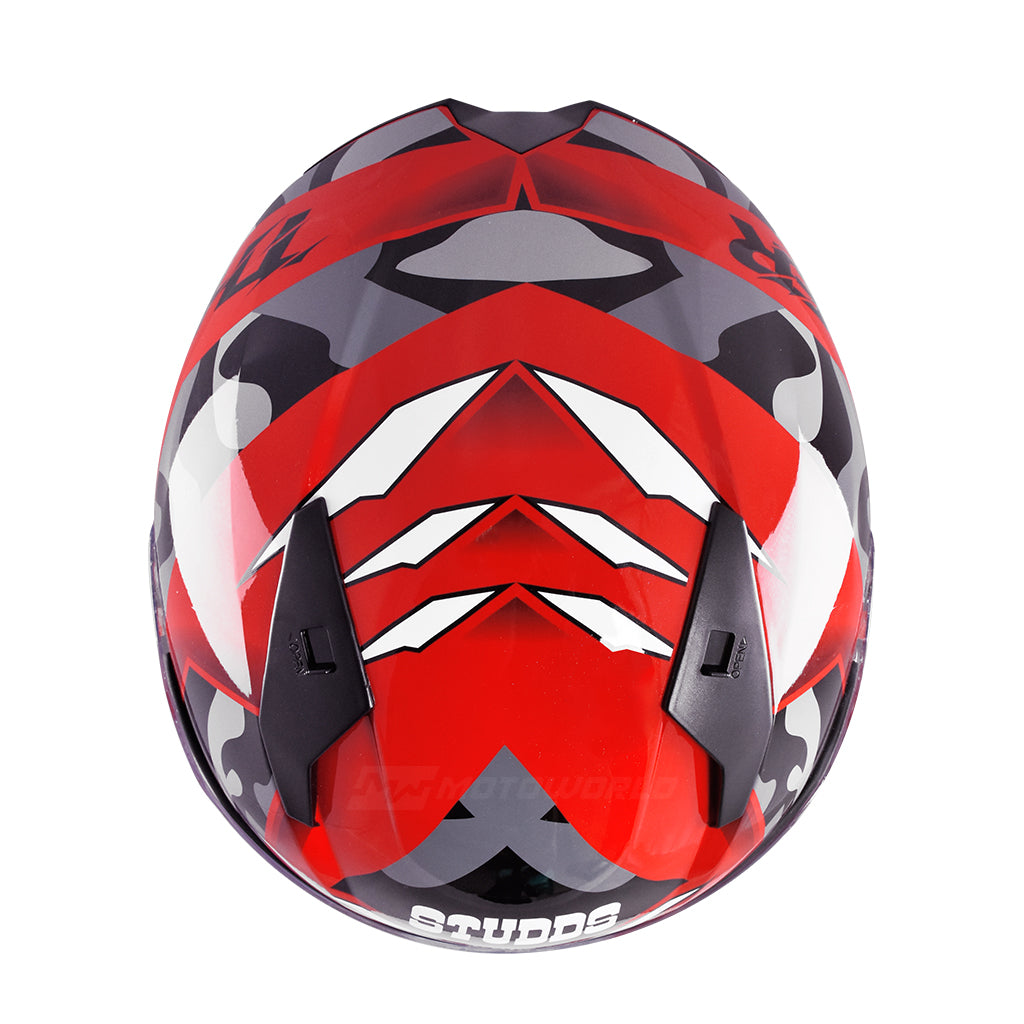 STUDDS THUNDER MOTORCYCLE FULL FACE HELMET (w/ FREE EXTRA VISOR)