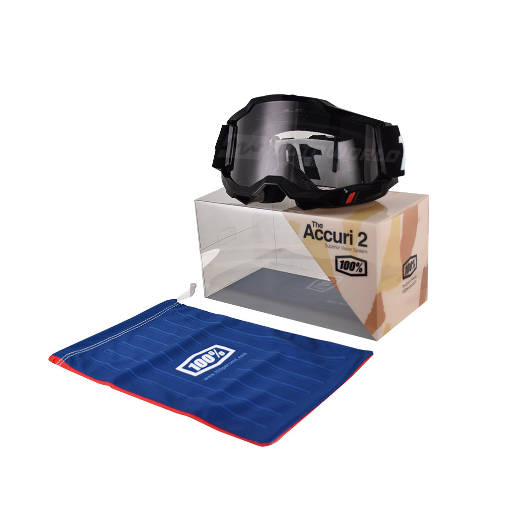 100% ACCURI 2 MOTORCYCLE HELMET GOGGLES