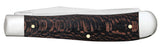 CASE KNIVES BLACK SYCAMORE WOOD TRAPPER