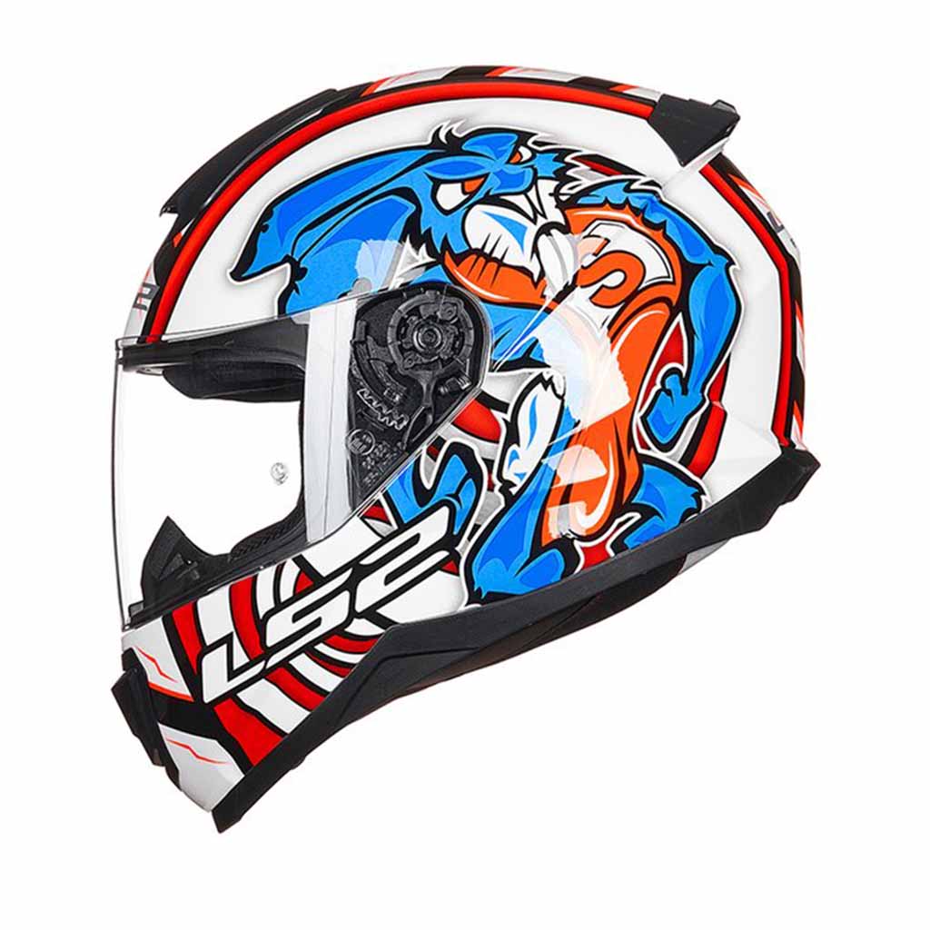 LS2 FF802 FLASH MOTORCYCLE FULL FACE HELMET w/ EXTRA VISOR