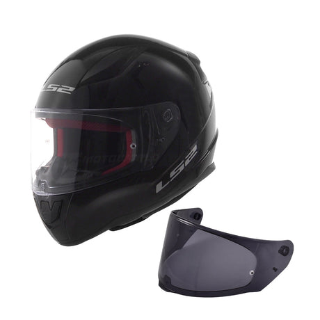 LS2 FF353 RAPID MOTORCYCLE FULL FACE HELMET W/ FREE SPOILER & VISOR