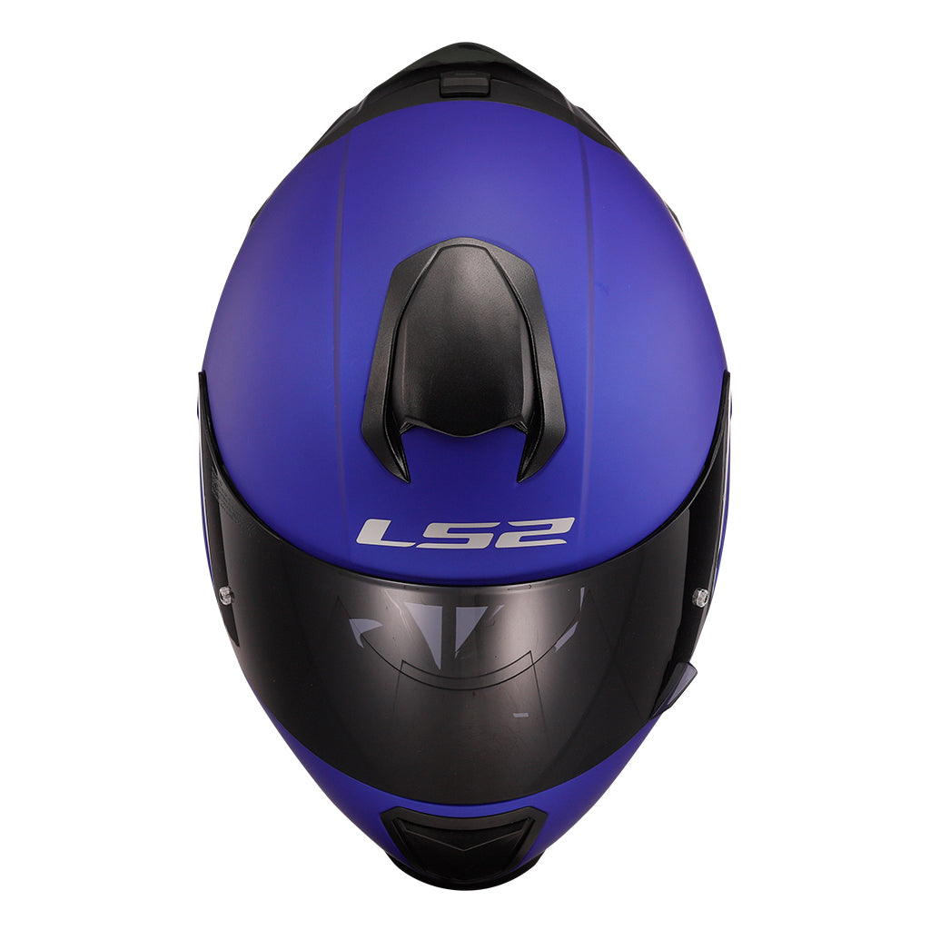 LS2 FF802 FLASH HELMET MATTE BLUE (w/ EXTRA VISOR)