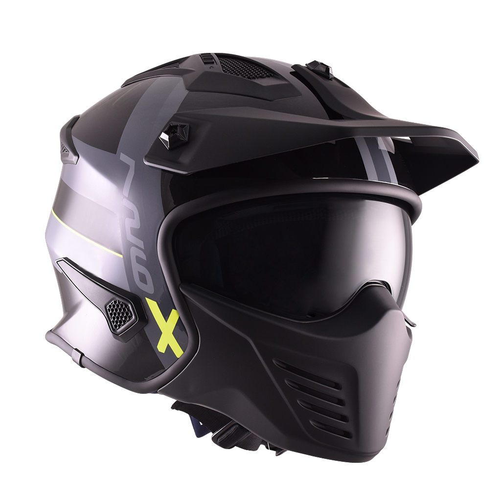 RYO RX-1 (FS-726) MOTORCYCLE OPEN FACE HELMET