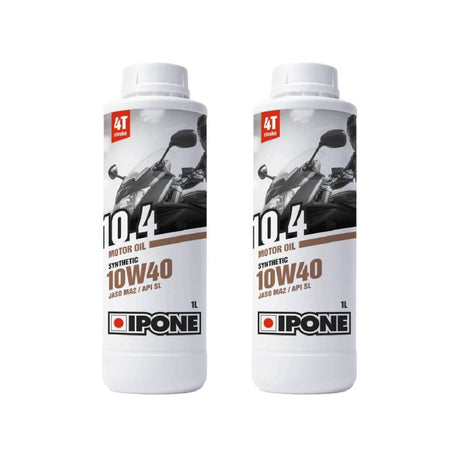 IPONE 10.4 10W-40 SEMI-SYNTHETIC MOTORCYCLE ENGINE OIL - 1L