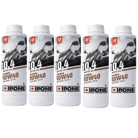 IPONE 10.4 10W-40 SEMI-SYNTHETIC MOTORCYCLE ENGINE OIL - 1L